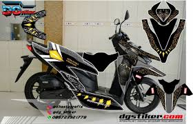 Ada jenis honda beat karbu, dan yang terbaru ada juga honda beat fi. Decal Vario 150 2018 Black Panther V Dg Stiker