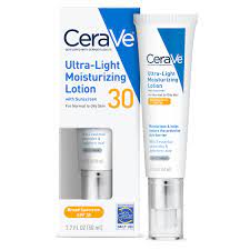 Amazon.co.jp: Seravi Ultra Light Moisturizing Face Lotion SPF 30 1.7oz  CeraVe Ultra-Light Moisturizing Face Lotion with Sunscreen, SPF 30-1.7oz :  Beauty
