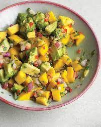 Mango And Avocado Salsa Recipe Recipe Avocado Salsa Recipe Appetizer Recipes Spicy Recipes