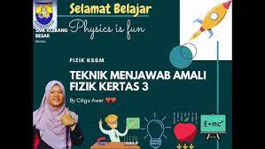 Teknik Menjawab Amali Fizik Kertas 3 Youtube