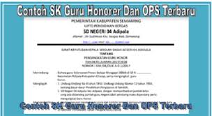 Maybe you would like to learn more about one of these? Contoh Sk Guru Honorer Dan Ops Terbaru 2018 2019 Pendidikan Pimpinan Belajar