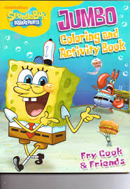 Print our free thanksgiving coloring pages to keep kids of all ages entertained this novem. Spongebob Squarepants Jumbo Coloring Activity Book Fry Cook Friends Krsty Krab 0805219175439 Amazon Com Books