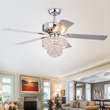 Ceiling fan chandelier crystal set minka lighting ceiling fan crystal chandelier cuckoo clock remodel bedroom settings. Crystal Ceiling Fans You Ll Love In 2021 Wayfair