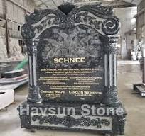 Emerald Pearl Granite Jewish Tombstone Monument | Green ...