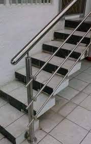 Given, the riser is 150mm and tread is 300mm with width of flight 1.5m. 20 Modern Stainless Steel Stair Railing Design Ideas Steel Stair Railing Steel Stairs Railing Design