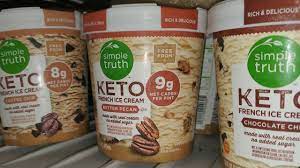 Enlightened keto is way lower carb than regular enlightened ice cream, so make sure it says keto. Simple Truth Keto Ice Cream Black Raspberry Chip Coffee Chip Chocolate Chip Butter Pecan Youtube