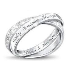 Name Engraved Sterling Silver Diamond Infinity Ring Promise Rings For Her Cheap Promise Rings Promise Rings For Couples