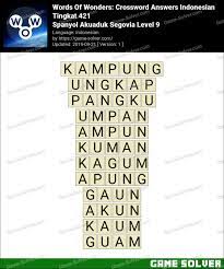 Kunci jawaban wow bahasa indonesia puzzle harian games for cats. Words Of Wonders Spanyol Akuaduk Segovia Level 9 Answers Game Solver