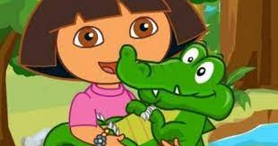 كرتون دورا تمساح دورا الصغير العاب كرتون للاطفال كاملة fun games for girls dora games games for girls
