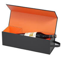 Amazon.com: Wine Gift Box 12.8 x 3.8 x 3.8 in, Magnetic Collapsible Bottle  Packaging for Liquor Presents, Champagne, Weddings, Anniversaries, Parties  ...