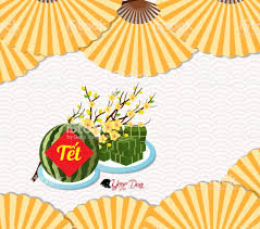 Cooked Square Glutinous Rice Cake Vietnamese New Year In 2020 New Year Art Glutinous Rice Illustration