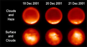 Besides methane, uranus' atmosphere contains even more complex molecules such as ethane gas. 12 18 2002 Methane Clouds Discovered At South Pole Of Saturn S Moon Titan