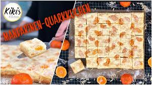 Einen leckeren kuchen mir mandarinen quark kuchen backen und servieren, wer kann da schon nein sagen. Mandarinen Quarkkuchen Vom Blech Quarkschnitten Mit Mandarinen Blechkuchen Youtube