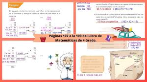 See more of paco el chato on facebook. Paginas 107 A La 109 Del Libro De Matematicas De 4 Grado Youtube
