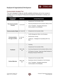 Using i'' in defensive language, whether negative or positive is an important part of communication skills in order to take hold of the situation. Communication Analysis Tool Employee Organizational