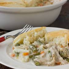 Comfort Food Recipe Chicken Pot Pie With Biscuit Topping Recipe Pot Pie Chicken Pot Chicken Recipes