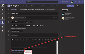 Microsoft Teams Meetings Scheduling A Meeting With A Join Link Information Technology Trent University
