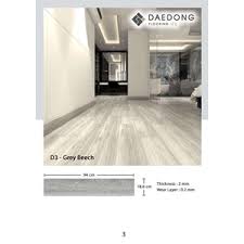 Jual vinyl sticker dengan bentuk plank dan motif kayu. Jual Lantai Vinyl Murah 2mm Daedong D3 Toko Mitra Jaya Interior Jakarta Indotrading