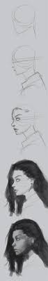 Black and white photo of woman tattoo during tattooing process. As Draw Person Face Side View Body Art