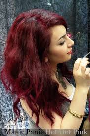 How To Dye Your Hair Red Manic Panic Hot Pink Sara Ashouri Design 750x1135 Pixel Burgundy Hair Dye Cool Hair Color Gorgeous Hair