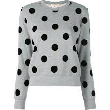 Comme Des Gara Ons Polka Dot Sweater 250 Liked On Polyvore Featuring Tops Sweaters Grey Polka Dot Sweater Cot Polka Dot Sweater Grey Shirt Grey Sweater