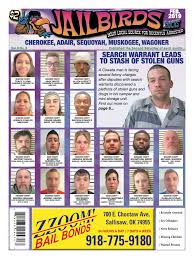 CHEROKEE, ADAIR, SEQUOYAH, MUSKOGEE, WAGONER - February 2019 - JAILBIRDS