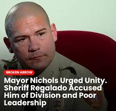 Sheriff Says Mayor Is Fueling Division, Issues Most Divisive Statement Yet  Tulsa County Sheriff Vic Regalado publicly accused Mayor Monroe Nichols of  inflaming tensions this week, but the sheriff's own response quickly