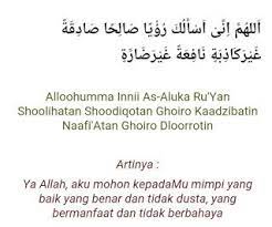 Doa Agar Mendapat Mimpi Baik Di 2021 Mimpi Lirik Lagu Lirik