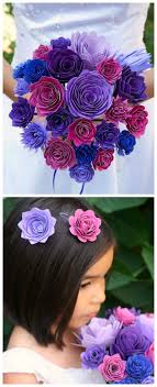 1,000+ vectors, stock photos & psd files. Diy Paper Wedding Bouquet And Matching Flower Girl Barrettes Paper Bouquet Wedding Paper Flower Bouquet Diy Flower Bouquet Diy