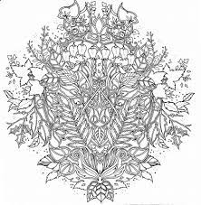 enchanted forest coloriage zen dessin de soleil