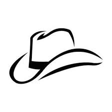 Western Cowboy Hat In Black Stylized Brush Marks Vector Icon Posters Brian Goff Allposters Com In 2021 Cowboy Hats Cowboy Hat Drawing Cowboy Tattoos