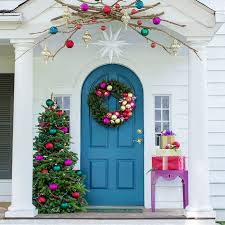Christmas Decor For Front Porches Front Door Christmas Decorations Christmas Door Decorations Outdoor Christmas Diy