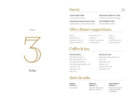 The tapas style food works well for the restaurant and customers because then one can taste much more than one of their many delicious dishes. Art Of The Menu Charlie Was A Sinner