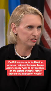 Bridget Brink, who recently quit her post as U.S. ambassador to Ukraine,  tells Margaret Brennan she left because the Trump administration's policy  "was to put pressure