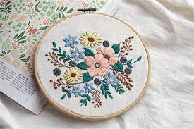 Make certain to check all data. Diy Flower Embroidery Kit For Beginner Modern Scenery Etsy Hand Embroidery Kit Diy Embroidery Kit Beginner Embroidery Kit