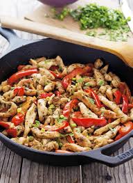 20 Minute Skillet Chicken Fajitas Fajita Recipe Health Dinner Recipes Recipes