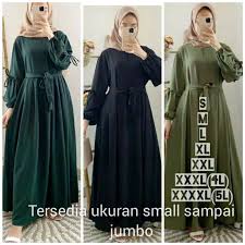 Panjang badan = 91 cm panjang tangan = 54 cm lingkar dada = 115 cm. Harga Gamis Hitam Terbaik Fashion Muslim Juli 2021 Shopee Indonesia