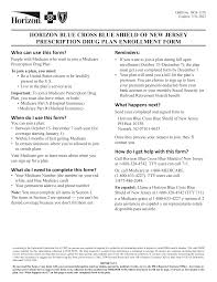 Medicare part d is medicare's prescription drug coverage. Https Medicare Horizonblue Com Securecms Document 1007 2021 Pdp Enrollment Form Final Pdf