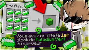 Paladium est le premier serveur minecraft a avoir ajouté du contenu moddé au pvp faction. Tableau De Bord Flawz J Ai Crafte Le Premier Bloc En Paladium Vert Du Serveur Wizdeo Analytics