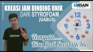Here you can explore hq jam dinding transparent illustrations, icons and clipart with filter setting like size, type, color etc. Jam Dinding Unik Dari Styrofoam Youtube