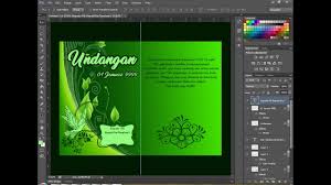 Sebelum di drag ke kertas a4 untuk nama bisa di ganti ganti.untuk tutor ini tidak di ganti.pada. Cara Desain Kartu Undangan Dengan Photoshop Youtube