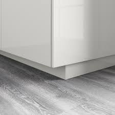 What kind of kitchen cabinets are in grey? Ringhult High Gloss Light Grey Plinth Ikea