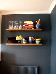 Dark Blue Paint On Walls By Vaslpar B Q In Colour Called Thundercloud Kitchen Makeover Floating Kitchen Wall Colors Master Bedroom Colors Dark Blue Paint