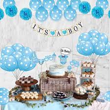 Con un poco de creatividad e imaginación vas a poder hacer hermosos adornos originales para la decoracion del baby shower de niño. Amazon Com Baby Shower Decoracion Kit De 26 Piezas Baby Shower Decoraciones Para Ninos Happy De Fiestas Suministros Y Decoraciones Por Oliveit Baby
