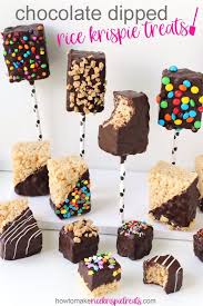 Chocolate Dipped Rice Krispie Treats Recipe Chocolate Rice Krispie Treats Chocolate Dipped Rice Krispie Treats Rice Krispies