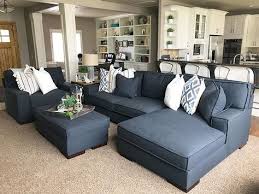 Gamaliel Oversized Chair By Ashley Homestore Gray Blue Couch Living Room Ashley Furniture Living Room Blue Living Room