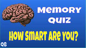 Challenge them to a trivia party! Memory Test How Good Is Your Memory Youtube