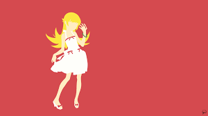 Shinobu Oshino Bakemonogatari Minimalism Shinobu Oshino Anime Manga Art