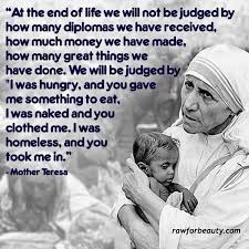Mother Teresa Quote Helping Others Quotes Bragging Quotes Mother Teresa Quotes