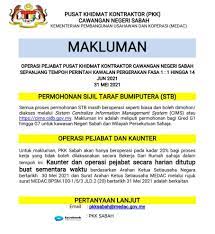 We did not find results for: Pusat Khidmat Kontraktor Negeri Sabah Pkk Sabah Posts Facebook